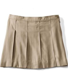 in stock Khaki Skirt Uniform, Skirt Uniform, Beauty Stocking Stuffers, Girls School Uniform, Dress Shirt And Tie, Box Pleat Skirt, Holiday Shoes, Khaki Skirt, Pleat Skirt