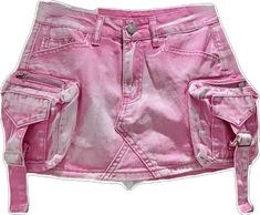 Denim mini skirt Denim Mini Skirts, Pink Denim, Pink M, Denim Mini, Denim Mini Skirt, Denim Skirt, Pink Blue, Pink White, Mini Skirt