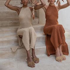 Knitted Summer Dress, Knit Summer Dress, Backless Dress Summer, Maxi Dresses For Women, Dress Backless, Backless Maxi Dresses, Women Party