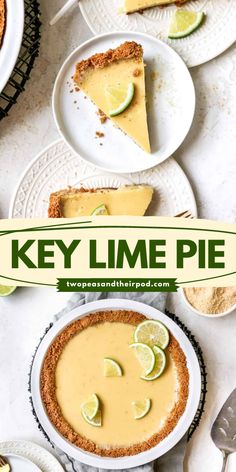 Make the Best Key Lime Pie for a fruity Spring dessert! This homemade pie is made with fresh lime juice, sweetened condensed milk, and an easy graham cracker crust. It’s tart, creamy, and smooth. Add this to your delicious summer desserts!