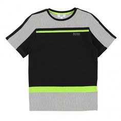 HUGO BOSS - T-SHIRT | Zero 20 Kids Boss Baby Clothes, Boss Clothes, Designer Childrenswear, Boss Outfit, Boss Shirts, Boss Black, Clothing Online Shop, Boss Baby, Grey T Shirt