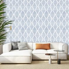 Caltero wallpaper is made of thickened vinyl material, which is waterproof, abrasion-proof, durable, oil-proof and heat-resistant. Geometric line paired with a blue background color create an elegant and stylish pattern that adds a modern touch to your room.Our peel and stick wallpaper comes on a roll that measures 17.32 inches by 472 inches and covers about 58.27 square feet. Our removable stick on wallpaper can be used on any smooth and flat surface, such as wall, cabinet, desk, table, book sh Removable Brick Wallpaper, Black Textured Wallpaper, Black Stripes Wallpaper, Geometric Peel And Stick Wallpaper, Wallpaper Room Decor, Blue Geometric Wallpaper, Stripe Wall, Herringbone Wallpaper, Concrete Wallpaper