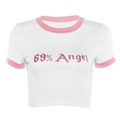 69% Angel Crop Tee Y2k Shorts Outfit, Summer Grunge Outfits, Summer Grunge, Egirl Clothes, Summer Party Outfit, Cropped Tops, Bodycon Fashion, Grunge Style, Grunge Fashion