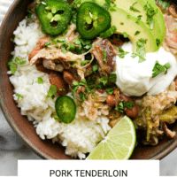 Pork Breakfast Recipes, Pork Chili Verde Recipe, Slow Cooker Chili Verde, Pork Chili Verde, Chili Verde Recipe, Leftover Pork Tenderloin, Pork Tenderloin Marinade, Chili Verde Pork, Slow Cooker Pork Tenderloin