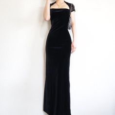 Black Velvet Maxi Dress, Velvet Maxi Dress, Velvet Maxi, Maxi Dress Prom, Gown Prom