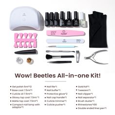 💖 Discover Your Perfect Manicure: Dive into a world of self-expression with our Beetles ALL-IN-ONE Gel Polish Starter Kit! From a 36W Nail lamp to a spectrum of gel polish shades, base and top coats, and essential tools like cuticle trimmers and nail files, this kit is your ultimate holiday nail companion!  💖 Celebrate Diversity in Beauty: Indulge in a safer, healthier, and more inclusive nail experience with our Beetles ALL-IN-ONE gel polish starter kit. Inspired by latte makeup hues, embrace Nail Set For Beginners, Gel Nails Starter Kit, Acrylic Nails Set Kit, Acrylic Nails Starter Kit List, Gel Nails Supplies, Nail Starter Kit Products, Acrylic Nails Starter Kit, Nail Starter Kit List, Gel X Nail Kit