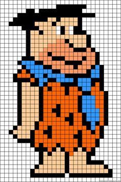 an image of a cartoon character made out of pixellated pixels, with the face and arms