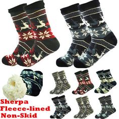 Great shopping ideas for Mens Deer Thick Sherpa Fleece Lined Cozy Fuzzy Knit Non-Skid Slipper Socks LOT, Men clothing Black Winter Socks, Warm Black Winter Socks, Winter Knitted Socks For Stocking Stuffers, Comfortable Socks For Winter Stocking Stuffers, Thick Black Winter Socks, Comfortable Winter Socks For Outdoor, Comfortable Socks For Cold Winter Weather, Thick Comfortable Winter Socks, Cozy Winter Socks For Stocking Stuffers