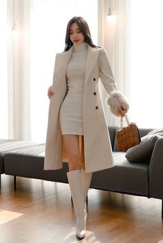 Korean Fashion Dress, Stylish Work Outfits, Girls Fashion Clothes, Fancy Outfits, Business Attire