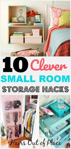 small room storage hacks that are out of place