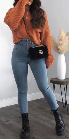 Outfit Botas, Casual College Outfits, Winter Fashion Outfits Casual, Causual Outfits, Casual Winter Outfits, Cute Simple Outfits, Fall Fashion Outfits