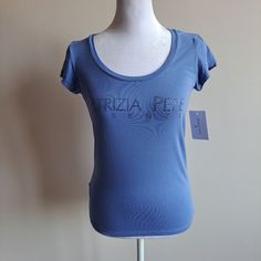 Brand New With Tag Blue Tshirt, Clothing Items, Pretty Outfits, Brand New, Womens Tops, Tops & Tees, Crystals, Women Shopping, Blue