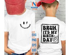 Birthday Dude Shirt, Little Boy Shirts Svg, Diy Birthday Shirt, 5th Birthday Boys, Funny Boy, It's My Birthday, Birthday Boy Shirts, Birthday Svg, Birthday Happy