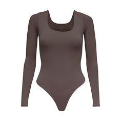 PRICES MAY VARY. SEAMLESS BODYSUIT: Tailor your look with our classic Long Sleeve Double Lined Contour Bodysuit and say goodbye to creases. Our women's bodysuit will give you that seamless tucked-in look that stays sleek and flatters your shape all day long. The super soft fabric is comfortable to wear all day or for a night out on the town. QUALITY SCULPTING FABRIC: Give your favorite tops that smooth look with our basic thong style long sleeve bodysuit. Made from quality sculpting fabric (85% Basic Stretch Bodysuit With Long Sleeves, Second-skin Long Sleeve Bodysuit With Lined Body, Trendy Long Sleeve Non-stretch Bodysuit, Casual Brown Long Sleeve Bodysuit, Contour Bodysuit, Fitted Brown Long Sleeve Bodysuit, Seamless Bodysuit, Bodysuit Outfit, Long Torso