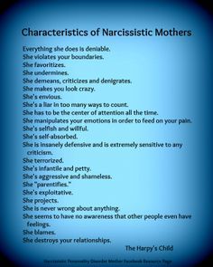 Narcissistic Mothers, Toxic Family, Toxic Relationships