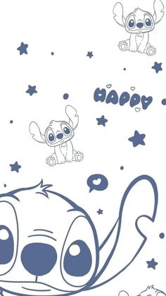 Disney Stitch Wallpaper Iphone, Blue Wallpaper Stitch, Disney Stitch Wallpaper, Stitch Wallpaper Iphone, Ombre Wallpapers, Whatsapp Wallpaper Cute, Dolls Clothes Diy, Stitch Cartoon, Cute Pastel Wallpaper