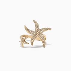 Effy D'Oro 14K Yellow Gold Diamond Starfish Ring, 0.71 TCW Starfish Ring, Gold Mermaid, Mermaid Ring, Effy Jewelry, Yellow Stone, Jewelry Stand, Styling Ideas, Gold Yellow, Starfish