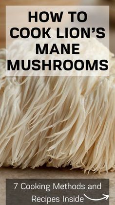 how to cook lion's mane mushrooms with 7 cooking method and recipe inside for beginners