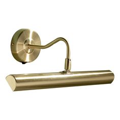 an image of a brass colored bathroom light