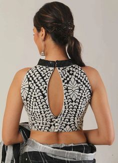 Western Blouse Designs, High Neck Saree Blouse, Front Blouse Designs, Readymade Blouse Online Shopping, Readymade Blouses Online, Designer Blouses Online, Buy Blouse, Blouse Designs High Neck, Classy Blouses