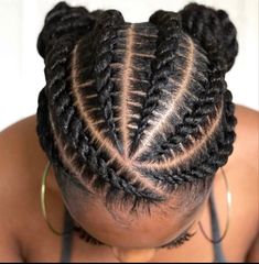 Feed In Braids Hairstyles, Quick Braided Hairstyles, Hair Twist Styles, 4c Hair, Natural Hair Styles Easy