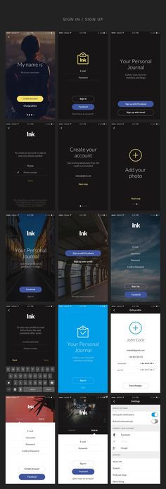 the landing page for an app that is designed to look like it has multiple screens