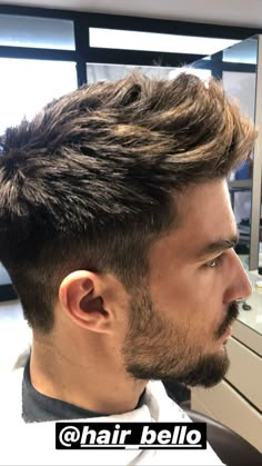 Trending Hairstyles For Men, Fall Haircuts, Short Hair With Beard, Mens Hairstyles Fade, Mens Hairstyles With Beard, Men's Short Hair, Men Hair Color