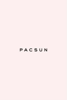 a pink background with the word pacsun on it