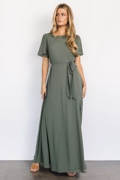 Nessa Lace Midi Dress | Blush | Baltic Born Sage Green Mother Of The Groom Dress, Modest Green Bridesmaid Dresses, Lds Bridesmaid Dresses, Dark Sage Green Bridesmaid Dresses, Plain Long Dress, Green Dress Formal, Modest Bridesmaid Dress, Bridesmaid Dresses Modest, Maxi Dress Dark