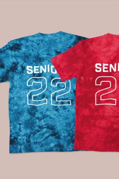 For the 2022 grads, tie dye shirts could make a great outfit staple to rep the class and senior year in high school or college. Go with a timeless graphic with lasting cool for the class of 2022.