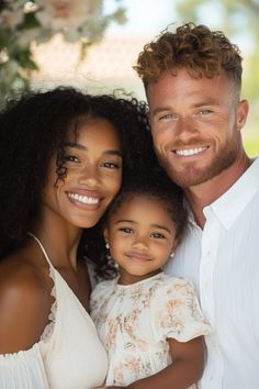 Wmbw Couple Aesthetic, Nathaniel Potvin, Interracial Family Photos, Kayla Maisonet, Interracial Wedding Photos, Mixed Family, Mixed Race Couple, Couple With Baby, Biracial Couples