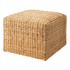 Large Natural Rattan Ottoman - The Well Appointed House Rattan Ottoman, Large Ottoman, Jamie Young, Bench Stool, Woven Design, Beautiful Textures, Extra Seating, The Coast, Ottoman