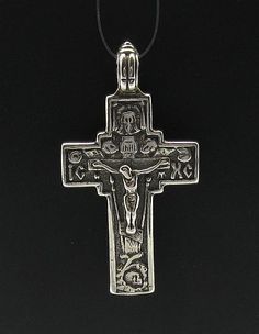 Sterling Silver Pendant Cross Orthodox 925 Orthodox Soldier, Sacred Jewelry, Christian Symbols, Jewellery Making Materials, Sterling Silver Brooch, Christian Jewelry, Silver Brooch, Silver Cross, Handmade Sterling Silver