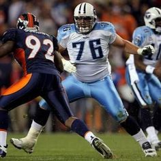 a football player is running with the ball in front of other players on the field