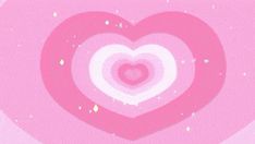 a pink and white heart shaped object on a pink background