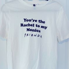 Friends Tv Show Quote T-Shirt Sparkly Bodysuit, Silver Shirt, Friends Tv Show Quotes, Bodysuit Shirt, Mickey Mouse Shirts, Yellow T Shirt, Heart Logo, Simple Tshirt, Friends Tv Show