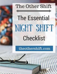 the essential night shirt checklist for men and women with text overlay that reads, the other shift the essential night shirt checklist