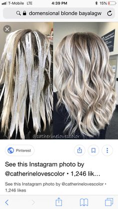 Blonde Highlights With Lowlights, Blonde Foils, Types Of Hair Color, Blonde Hair Transformations, Dyed Blonde Hair, Blending Gray Hair