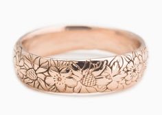 Flower Wreath Gold Flower Ring Nature-inspired, Handmade Gold Flower Ring, Nature-inspired, Enamelled Jewellery, Orchid Ring, Fun Rings, Gold Leaf Ring, Digby And Iona, Leaves Ring, Rose Gold Leaf