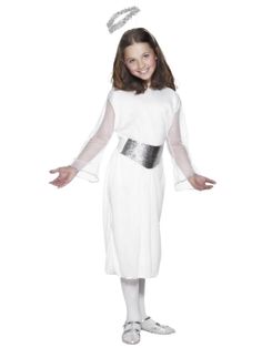 49" White and Silver Angel Girl Child Christmas Costume - Small Childrens Angel Costume, Angel Fancy Dress Costume, Girls Angel Costume, Angel Fancy Dress, Angel Dress Up, Nativity Costumes, Childrens Fancy Dress, Christmas Fancy Dress, Girls Fancy Dress