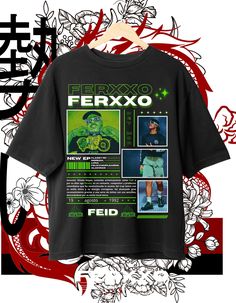 Ferxxo Outfits Mujer, Green Y2k T-shirt For Streetwear, Ferxxocalipsis Outfit, Vintage Green T-shirt With Graphic Design, Y2k Green Graphic Print T-shirt, Grunge Green T-shirt With Graphic Print, Vintage T-shirt With Sublimation Print For Streetwear, Vintage Sublimation Print T-shirt For Streetwear, Green Grunge Graphic T-shirt