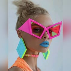 New Retro Punk Vintage Style Personality Big Framecat Eye Sunglasses Unisex Ideal For Festivals, Hip-Hop, And Beach Parties, Fashionable, And Versatile Boho Halloween, Cat Glasses, Party Mode, Cat Eye Sunglasses Women, نظارات شمسية, Punk Vintage, Retro Punk, Retro Mode, Estilo Hip Hop