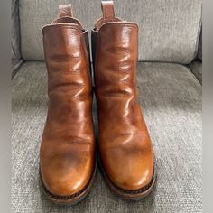 These Have Only Been Worn 3 Times. As You Can See The Soles Are Like New. The Boots Have Been Waterproofed Once With Frye Boot Co Product. Frye Boots, Frye Shoes, Chelsea, Like New, Women Shoes, Boots, Women Shopping, Color, Chelsea Fc