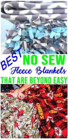 the best no sew piece blankets that are beyond easy