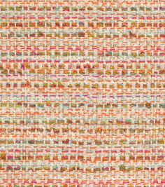 an orange, green and pink woven fabric