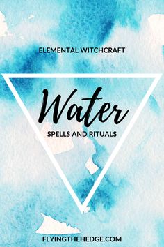 Water Spells Witchcraft, Water Element Rituals, Water Types Witchcraft, Magical Waters Witchcraft, Witchcraft Water, Witchcraft Water Types, Water Witchcraft, Water Ritual, Ritual Witchcraft