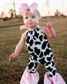 ⏰Hurry!!Items Selling Fast Vibe Outfits, Cow Birthday Parties, Cow Outfits, 1st Rodeo, Boho Baby Girl, Second Birthday Ideas, Cow Birthday, First Foods, 1st Birthday Decorations