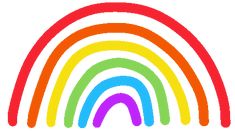 a rainbow logo with the word,'i love you to the moon and back '