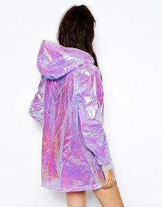 http://www.asos.com/au/Prod/pgeproduct.aspx?iid=4412061&xr=1&mk=na&r=3 Jellyfish Fashion, Holographic Jacket, Look Hippie Chic, Holographic Iridescent, Mode Rose, The Ragged Priest, Parka Style, Ragged Priest, Hooded Parka