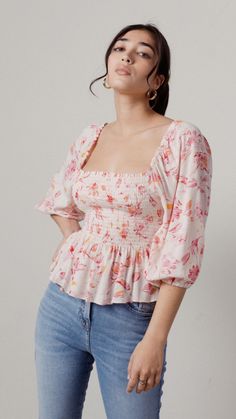 Pretty summer blouses that allow you to shine. Shop TOBI clothing in the trendiest styles. Tulle Sleeves, Top Shirt Women, Summer Blouses, Wardrobe Style